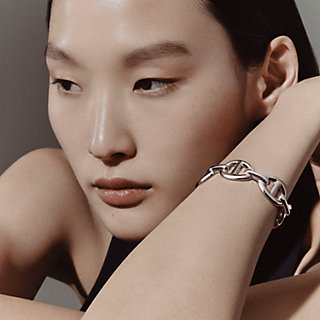 Chaine d'Ancre Enchainee bracelet, large model | Hermès USA